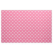 Roze Wit Liefde Hart Patroon Ontwerp Stof (Fat Quarter)