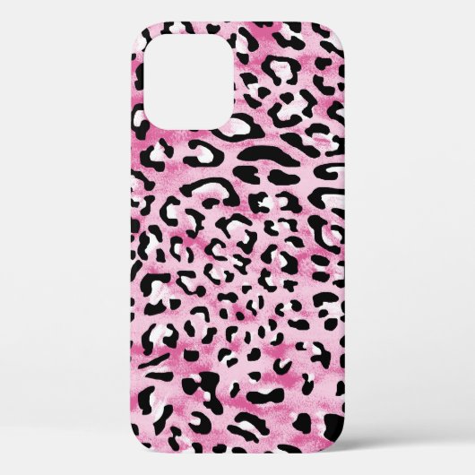 Roze wit luipaard patroon. Case-Mate iPhone case (Achterkant)