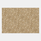 Roze Wit Marmer Gouden Glitter Inpakpapier Vel (Voorkant 2)