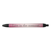 Roze Wit Ombre Zwarte Inkt Pen (Voorkant)