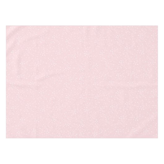 Roze Wit Patroon Eenvoudige Minimalist Tafelkleed (Voorkant (Horizontaal))
