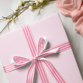 Roze & Wit Satijnen Lint