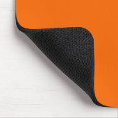 Roze Wit Sinaasappel Plain Color Block Design Muismat (Hoek)