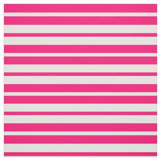 Roze Wit Strepen Patroon Ontwerp Stof (Swatch)