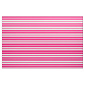 Roze Wit Strepen Patroon Ontwerp Stof (Fat Quarter)