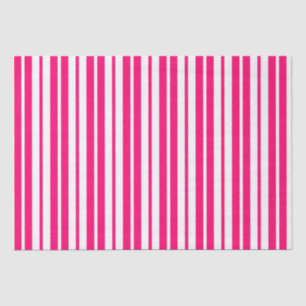 Roze Wit Verticaal Streepjespatroonontwerp Tissuepapier