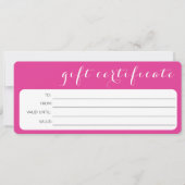 ROZE WIT ZAKELIJK LOGO BEDRIJF CADEAUBON (Voorkant)