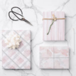 Roze Wit Zilveren Glitter Squares Huwelijk Inpakpapier Vel<br><div class="desc">Roze Wit Zilveren Glitter Squares vrijgezellenfeest bruiloft</div>