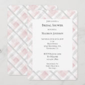 Roze Wit Zilveren Glitter Squares Vrijgezellenfees Kaart (Voorkant / Achterkant)