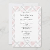 Roze Wit Zilveren Glitter Squares Vrijgezellenfees Kaart (Voorkant)