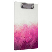 Roze & witte aangepaste klembord! klembord (Rechts)