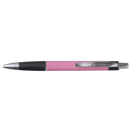 Roze witte aangepaste monogram naam script pen (Achterkant)