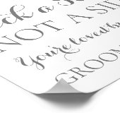 Roze, witte aanjager, Zitplaats, geen zijteken Poster (Hoek)