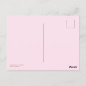 Roze witte appel bloesems in mei Canada Briefkaart (Achterkant)