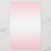 Roze witte Baby shower WORD SCRAMBLE Flyer (Achterkant)