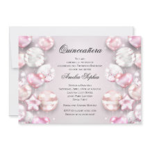 Roze witte ballonnen Quinceañera