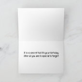 ROZE/WITTE BALLONNEN VOOR **UW VERJAARDAG** KAART (Binnen)