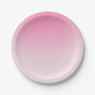Roze Witte Blanke Trendy Elegante Aangepaste Sjabl Papieren Bordje