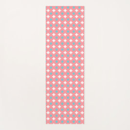 Roze witte Blauwgroen poka Dots 4Nellie Yogamat