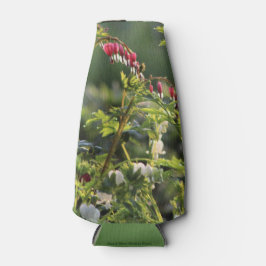 Roze & witte bloedende harten flesjeskoeler