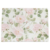 Roze Witte Bloemen Bruiloft Feest Groot Cadeauzakje (Voorkant)