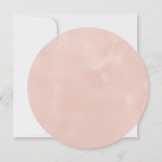 Roze & Witte Bloemen Elegante Moderne Trouwdag Save The Date (Achterkant)