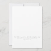 Roze & Witte Bloemen Katholiek Save The Date (Achterkant)
