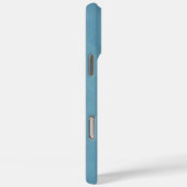  roze witte bloesem vlinderbij op blauw Case-Mate iPhone case (Achterkant / Rechts)