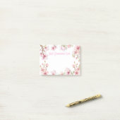 Roze witte bloesems Floral allerbeste oma ooit Post-it® Notes (Op bureau)