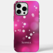 Roze Witte Bokeh Case-Mate iPhone Case (Achterkant)