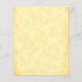 Roze Witte  Botanische Rozen Flyer Sjabloon (Achterkant)