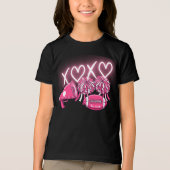 Roze & Witte Cheer Valentijnsdag Shirt  (Voorkant)