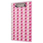 Roze witte circusdierentuin klembord (Links)