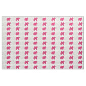 Roze witte circusdierentuin stof (Fat Quarter)