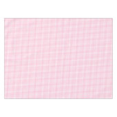 Roze witte controles Patroon modern Stijlvol Tafelkleed (Voorkant (Horizontaal))
