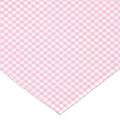 Roze witte controles Patroon modern Stijlvol Tafelkleed (Gekanteld)