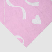 roze & witte coquette strik tissuepapier (Detail)
