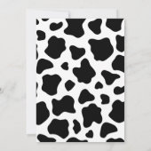 Roze witte cowgirl Disco Bachelorette Kaart (Achterkant)