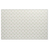 roze witte dog Rozen op het witte weefsel Stof (Yard (91,4 cm))