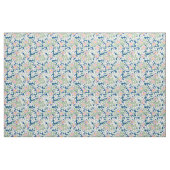 roze witte dog Rozen op Navy Blue Fabric Stof (Fat Quarter)