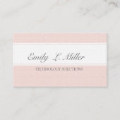 Roze witte droom voor haar gladde legant visitekaartje (Voorkant)