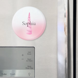 Roze witte eenhoorn magneet