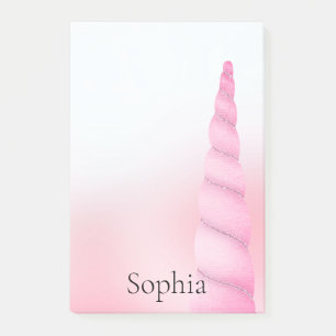 Roze witte eenhoorn post-it® notes