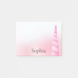 Roze witte eenhoorn post-it® notes