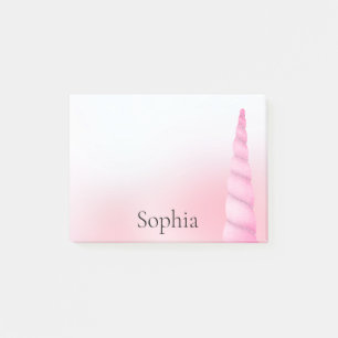 Roze witte eenhoorn post-it® notes