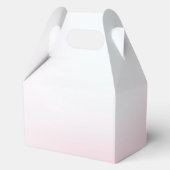 Roze Witte Eenhoorn Verjaardag Bedankdoosjes (Achterkant)