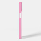 Roze Witte Elegante Calligrafie Script Naam Case-Mate iPhone Case (Achterkant / Rechts)