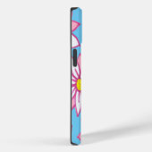 Roze witte en blauwe Floral Case-Mate iPhone Case (Achterkant / Rechts)