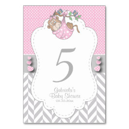 Roze, Witte en Grijze Aap - Tafelnummers