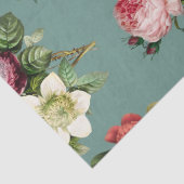 Roze witte en paarse bloemen tissuepapier (Detail)